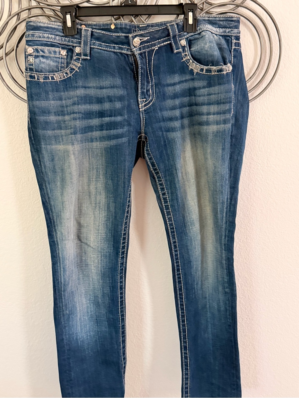 Miss Me Blue Faded Boot Cut Jeans